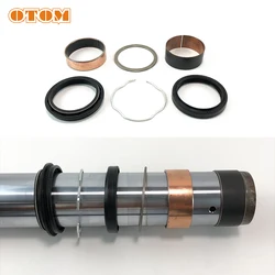 OTOM Motorcycles 47mm Front Fork Dust Seal Oil Seals Bushing External Guide Rails Shock Absorption Maintenance Up & Down Pair