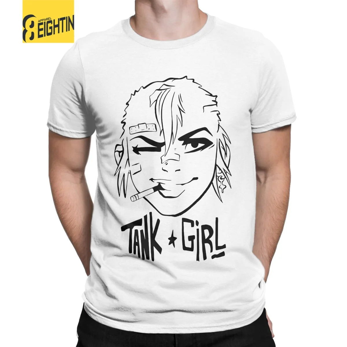 Tank Girl Dystopia T Shirts Men Pure Cotton Funny T-Shirts O Neck Women Rights Equality Tees Short Sleeve Clothes Summer