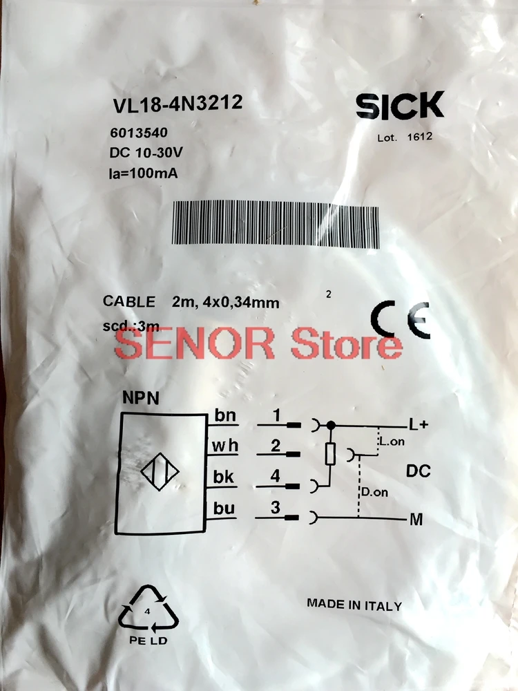 

Brand new original photoelectric sensor VL18-4N3212