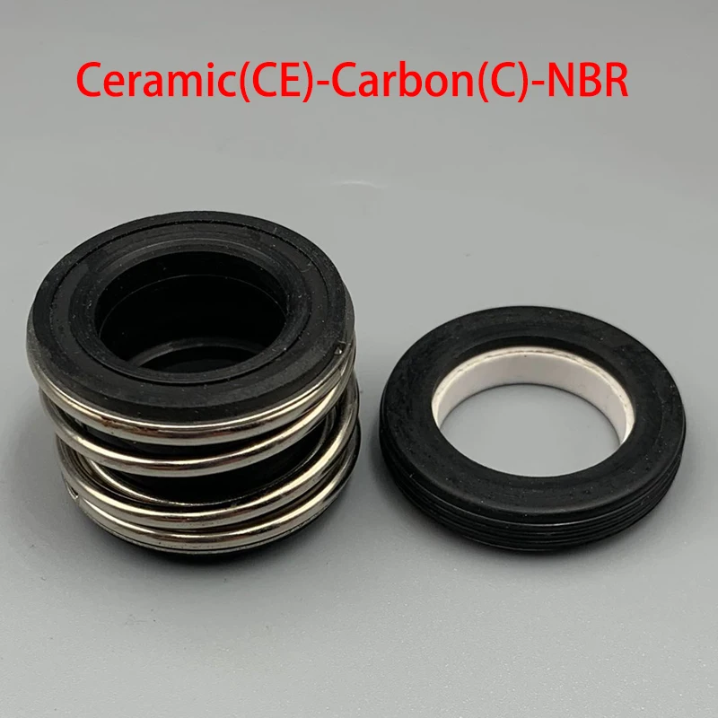 MB1/MG1/109-35/38/40/43/45/48/50/53/55/60/65 Ceramic Carbon NBR Water Pump Single Coil Spring Bellows Shaft Mechanical Seal