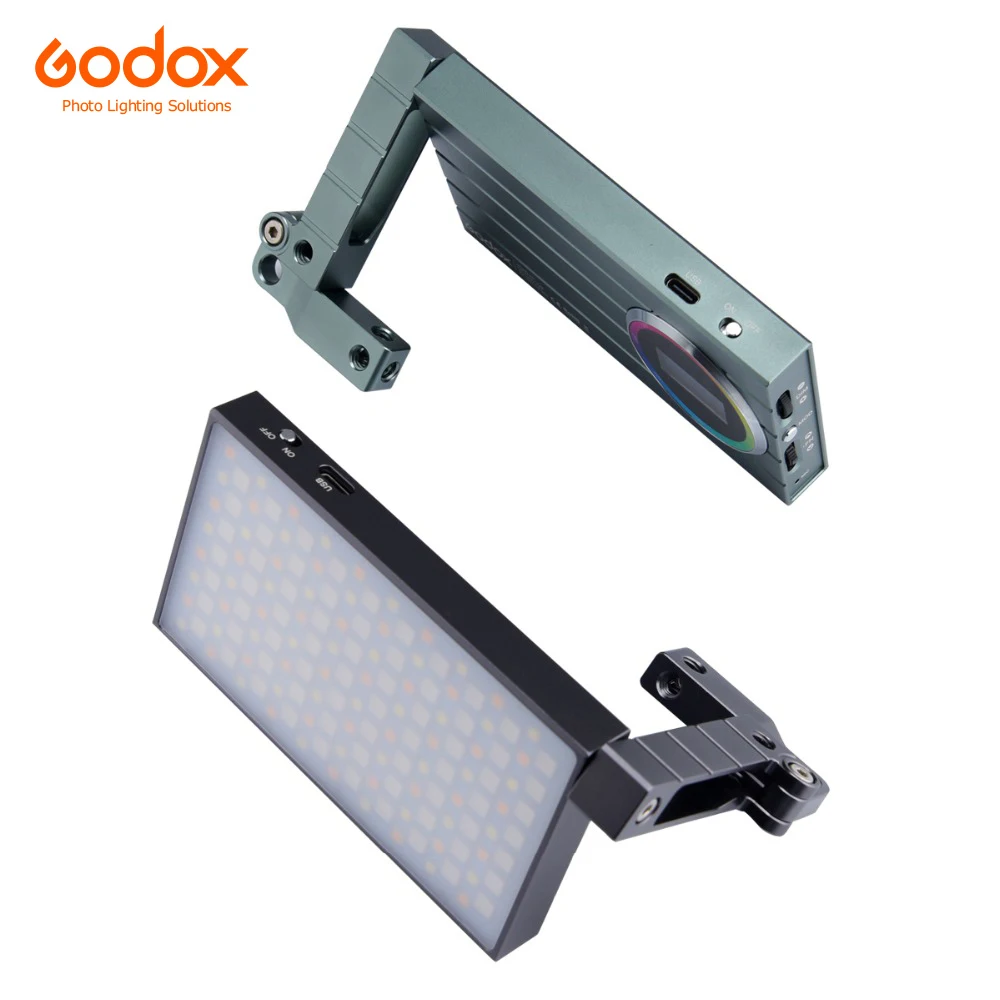 Godox M1 2500k-8500k Full Color RGB LED Light Pocket Aluminum Alloy LED Video Creative Light Multiple Special Effects Function