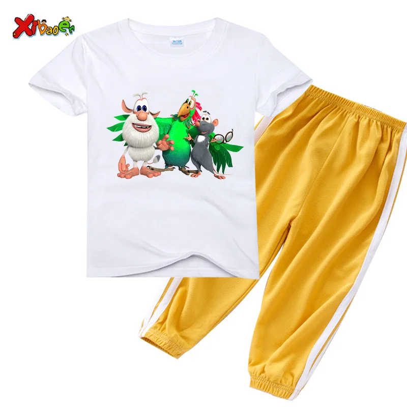 2021 Kids Summer Baby Clothes Set Girl Casual Sport Outfit Children Clothes Anime Cartoon T Shirt Suit Toddler Boys Clothing Set