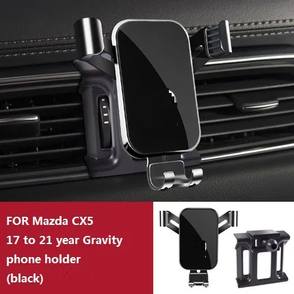 Car phone holder, special accessories for vents, GPS, gravity navigation, FOR Mazda CX4 CX5 CX8 2017 TO 2021 YEAR