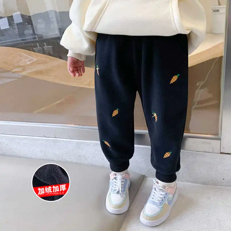 

2021 new spring autumn/winter Girls Kids Boys sports pants comfortable cute baby Clothes Children Clothing