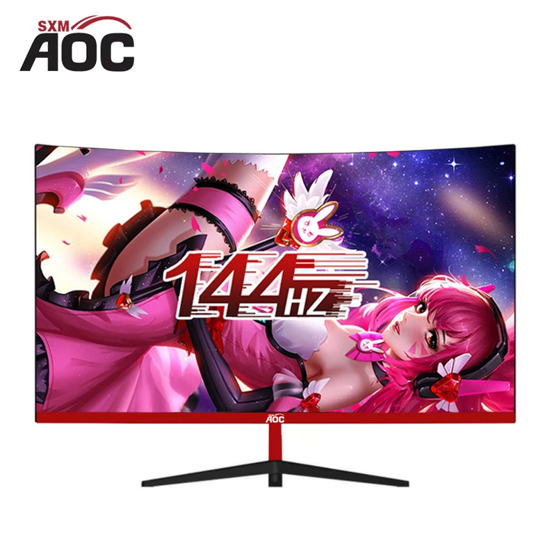 Aocsxm gaming monitor va 27 "2k 144hz hd desktop computador 2560*1440 hdmi compatível/dp