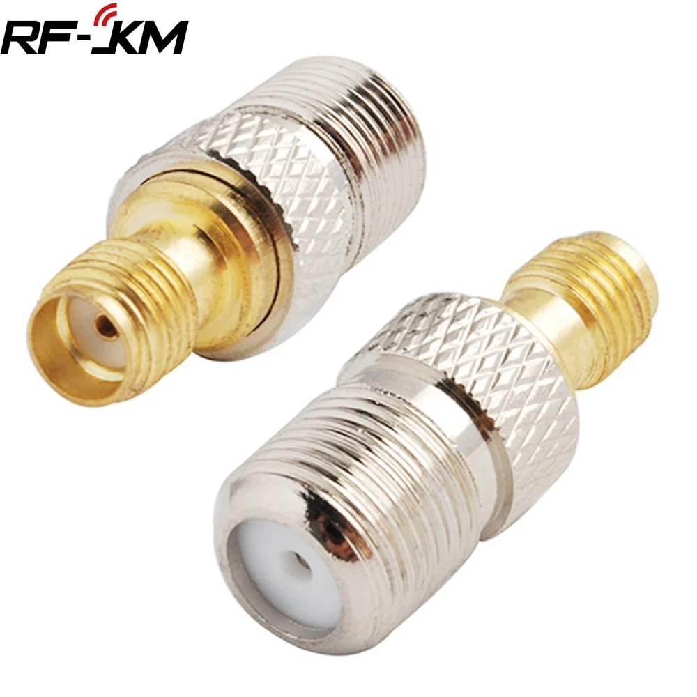 

F Type Female Jack To SMA Female Plug Straight RF Coaxial Adapter F Connector To SMA Convertor