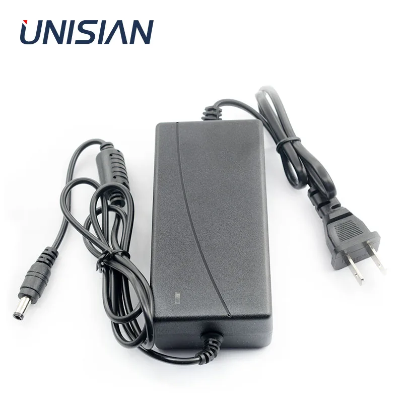 UNISIAN Power Adapter AC 100V-240V to DC 12V 5A Converter Transformer DC 12 5A Power Supply Charger For Amplifier audio system