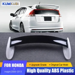 Rear Roof Lip Spoiler For Honda Insight 2009 2010 2011 2012 2013 Exterior ABS Plastic Rear Boot Trunk Wing Lip Spoiler Body Kit