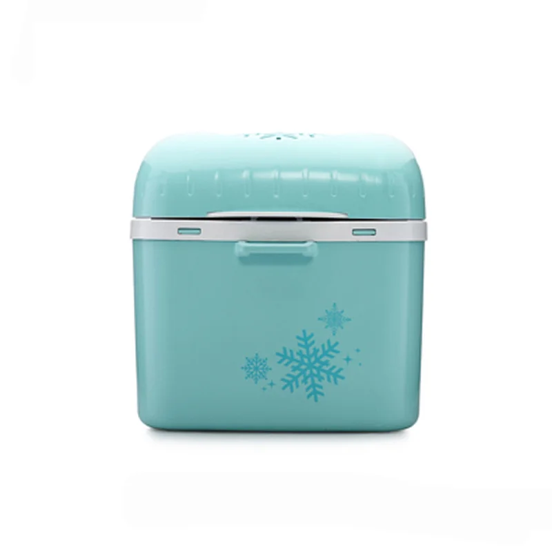 6L ตู้เย็นแช่แข็งเล็กตู้เย็นรถแบบพกพาตู้เย็นอัจฉริยะอุณหภูมิควบคุมการเก็บรักษาเครื่องสำอางและเครื่องทำความร้อน BX46