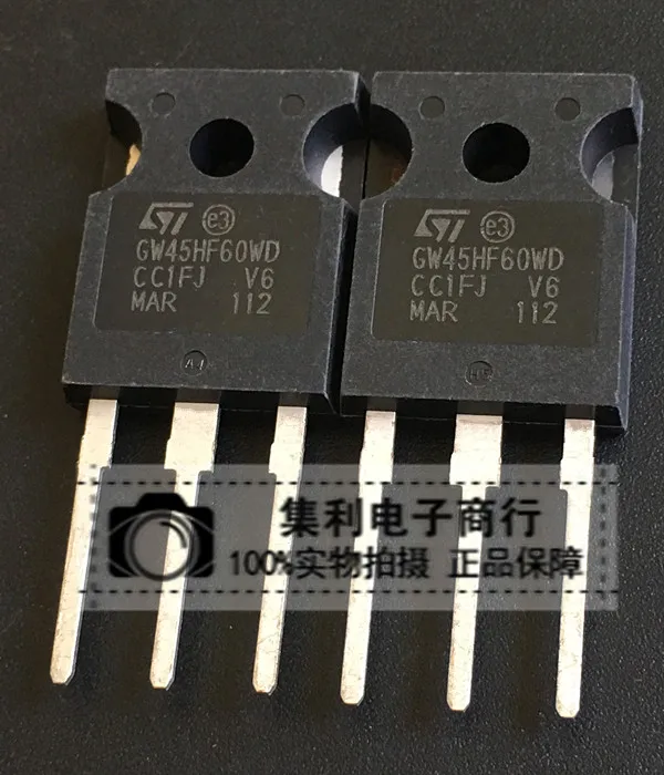 10PCS/Lot   STGW45HF60WD GW45HF60WD