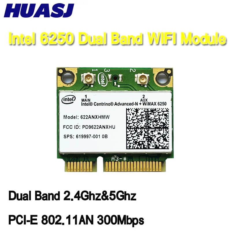 

2.4G/5G Dual-Band Network Card Mini PCI-E WIFI Wireless Card for intel 6250 WiMax for DELL Toshiba Wireless Card Dropship