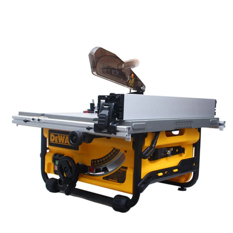 Serra elétrica multifuncional, 1850w, 10 polegadas, para carpintaria, máquina de corte e inclinação