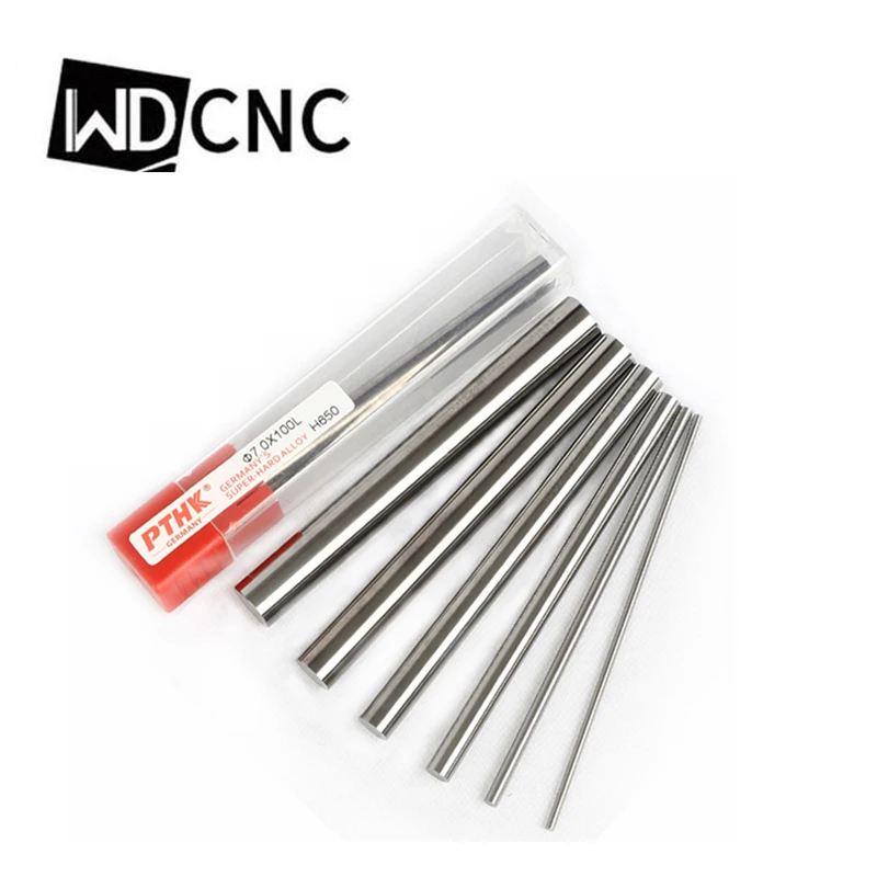 HRC65 solid carbide rods  high hardness TUNGSTEN  Round Rod  2mm -20mm tungsten carbide Lathe Bar