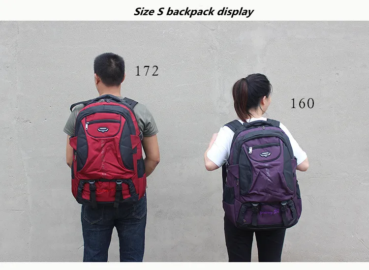 Outdoor 70L Large Capacity Wear Resistance Waterproof Backpack Men Women Trekking Camping Mountaineering Travel Luggage Bag