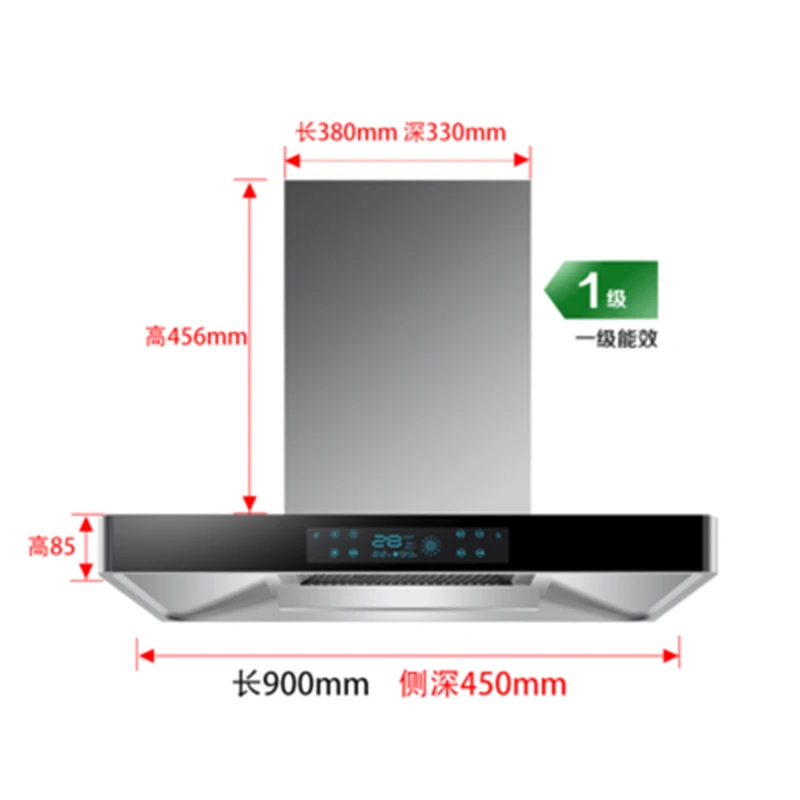 ห้องครัว Hoods ช่วงดูดโฮสต์ Ventilator ในครัวเรือนไอเสีย Hoods สแตนเลส Built-In Hood Cappa Aspirante Cucina