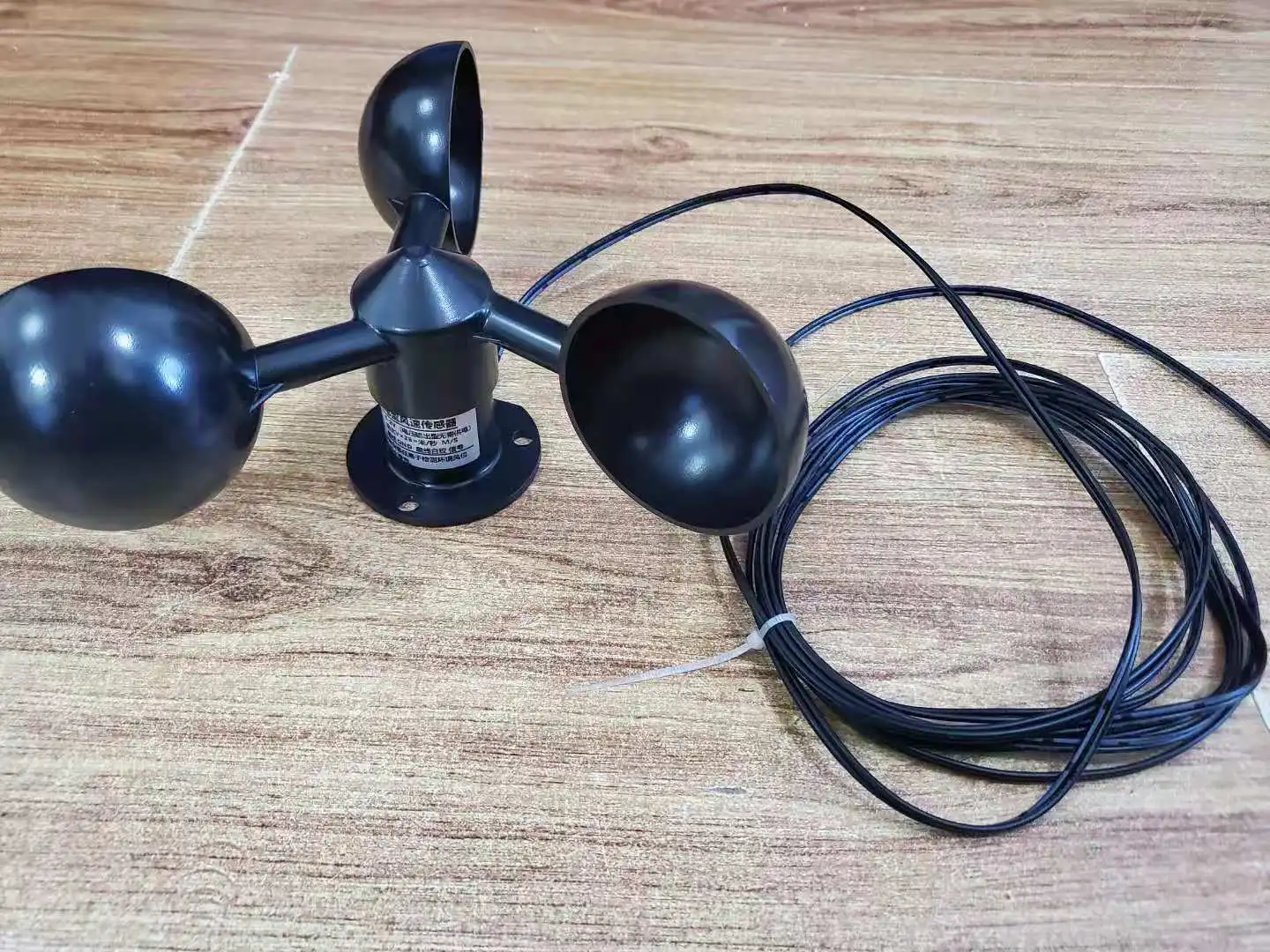 Imagem -04 - Sensor de Velocidade do Vento Anemômetro Faça Você Mesmo Três Copo tipo Medição de Velocidade do Vento Sensor de Vento Geração de Energia Eólica