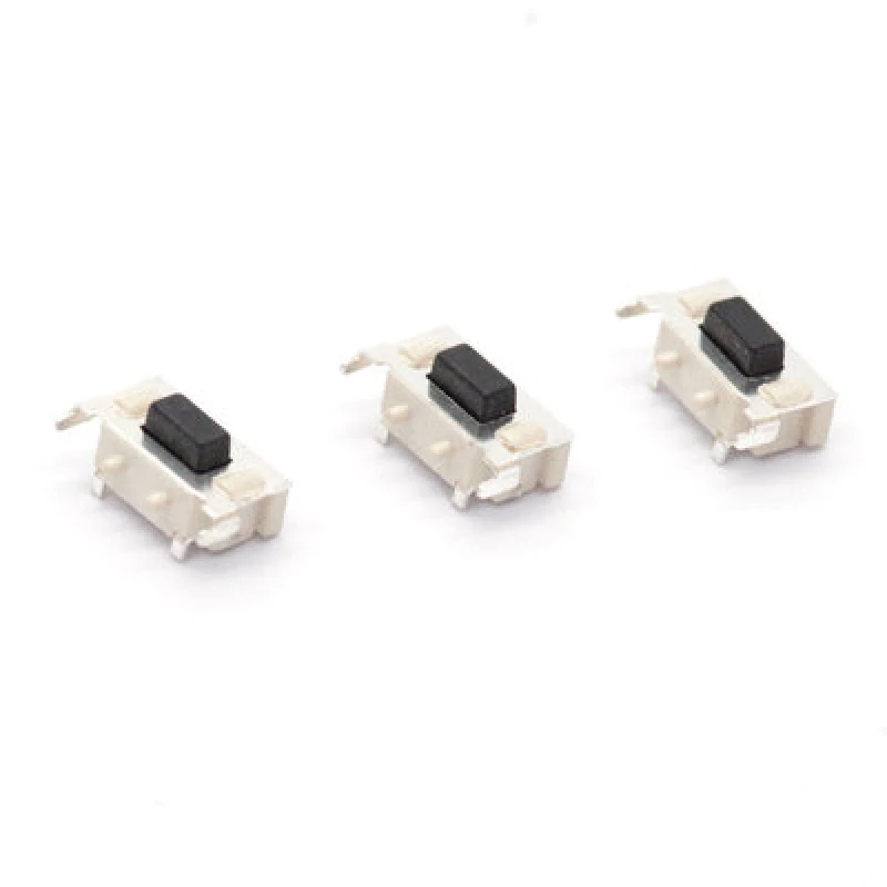 50 pces 3x6x3.5mm micro tact tátil teclas botões interruptor de toque smd botão lateral 3*6*3.5mm