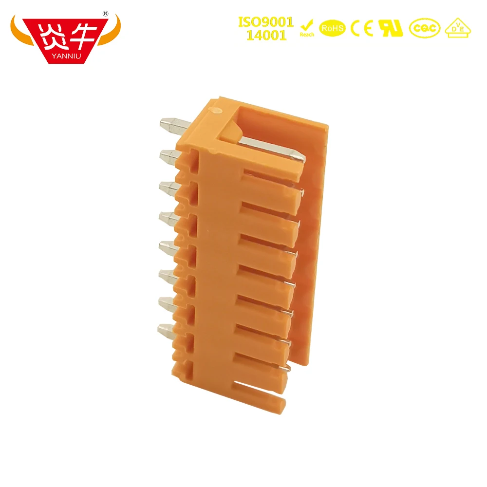 

10Pcs 3.5mm SL 3.50/180 KF2EDGJV 3.5 2P ~12P WEIDMULLER ORANGE PCB CONNECTOR PLUG-IN TERMINAL BlOCKS PHOENIX CONTACT