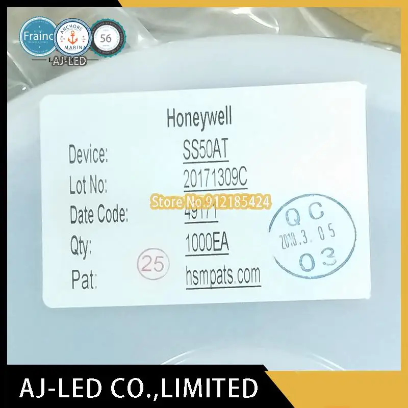 Imagem -04 - Chip ic Bipolar Trava Elemento Hall Hall Sensor Marca: S50a Smd Sot89 10 Peças Lote Ss50at