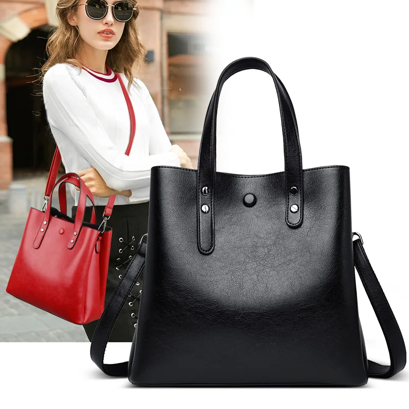 Designer Luxury Designer Handbags High Quality Leather Bags For Women 2024 Female Messenger Bag Vintage Ladies Shoulder Bag