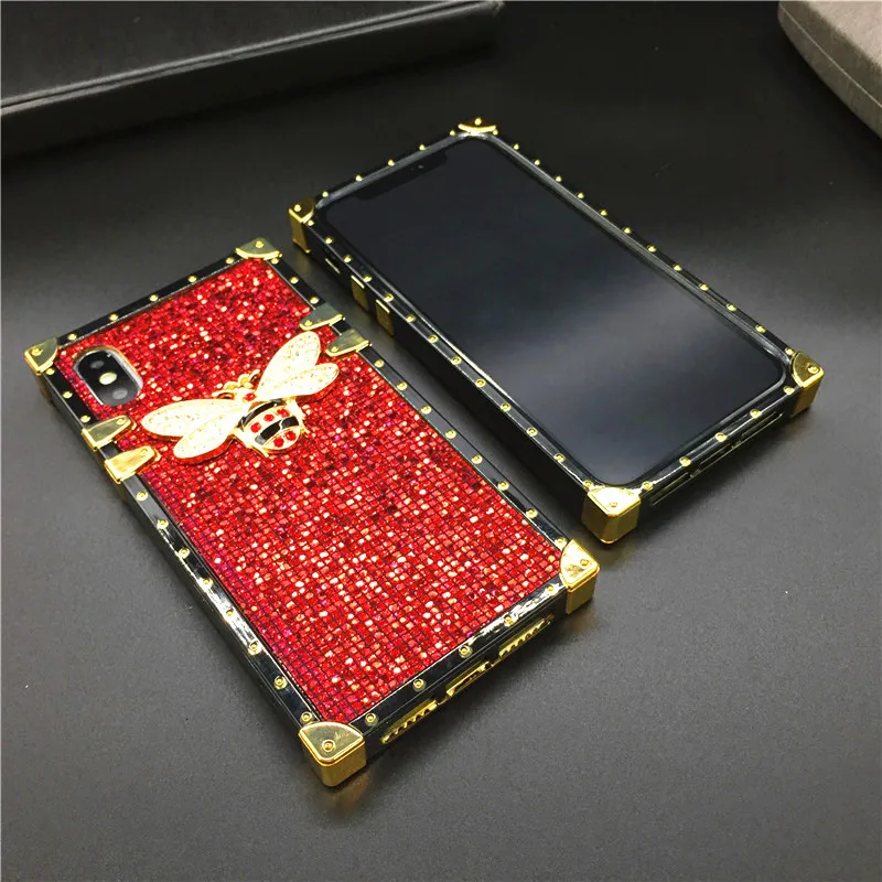 Luxury Glitter Cover Diamond Bee Phone Case for Xiaomi Redmi Note 13 PRO Note 11 PRO Note 12 13C 8 9 9A 9C 10 10A 10C 12C