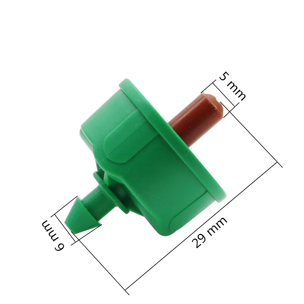 30 sztuk 2L/4L/8L stały przepływ kroplownik regulator kompensacyjny ciśnienia 4/7mm interfejs węża kontrola ciśnienia emiter urządzenie do wody