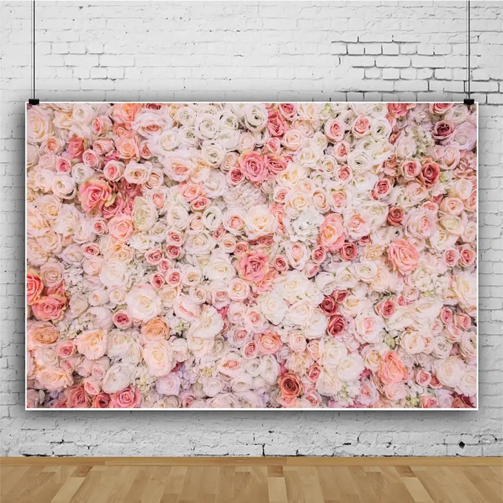 Yeele-خلفية من الفينيل لحفلات الزفاف ، خلفية جدارية وردية لحفلات أعياد الميلاد ، وحفلة الحب ، والمسرح ، للتصوير الفوتوغرافي لاستوديو الصور