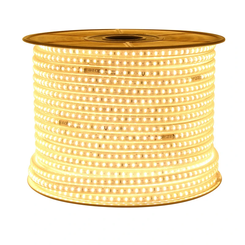 50m/lot Waterproof SMD 3036 Led Tape AC220V Flexible Led Strip 96leds/Meter 3D Curved Outdoor Garden Lighting Natural White