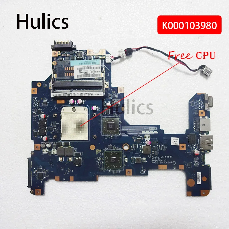 

Материнская плата Hulics K000103980 для ноутбука Toshiba Satellite L675D L670D, материнская плата DDR3