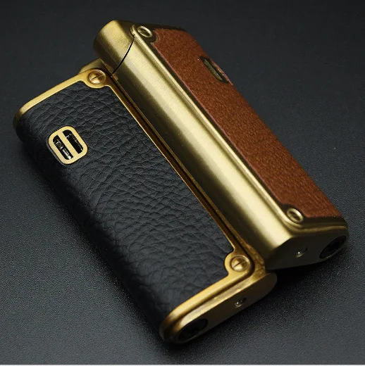 Metal Leather Jet Lighter Torch Turbo Lighter Windproof Blue Flame Cigar 1300 C Butane Pipe Lighter Cigar Cigarette Man's Gift