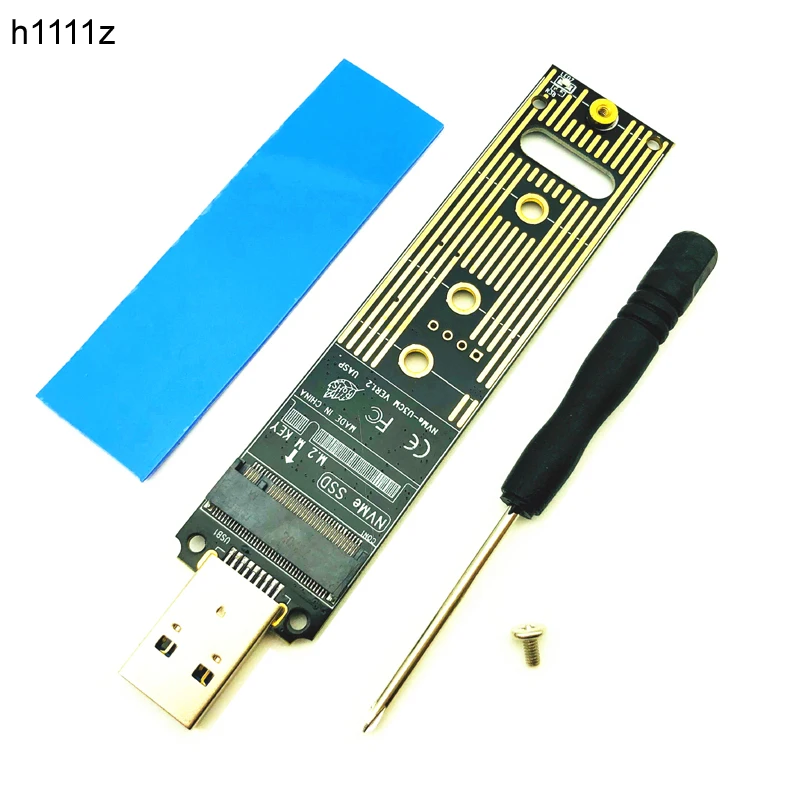 NVME-Adaptador USB M.2 NVMe a USB 3,1 SSD, 10Gb, USB3.1 Gen 2 para Samsung 970 960 para Intel M2 NVMe 2230 2242 2260 2280 SSD