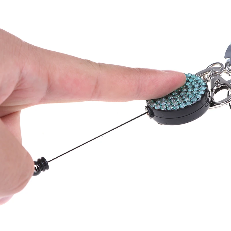 New 1 Pc Crystal Rhinestone Lanyards for Key Neck Strap For Card Badge Gym Key Chain Crystal Mobile Phone Strap