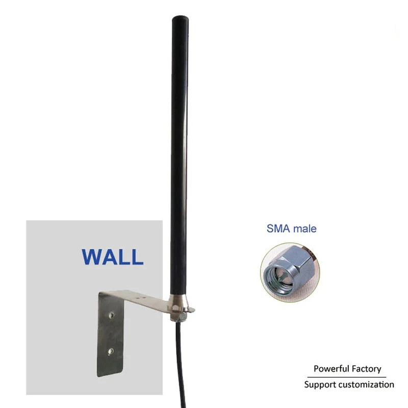 High Gain 25Dbi Outdoor Base Station GSM GPRS LTE 4G Antenna RG58 Cable 3M Feeder SMA Male