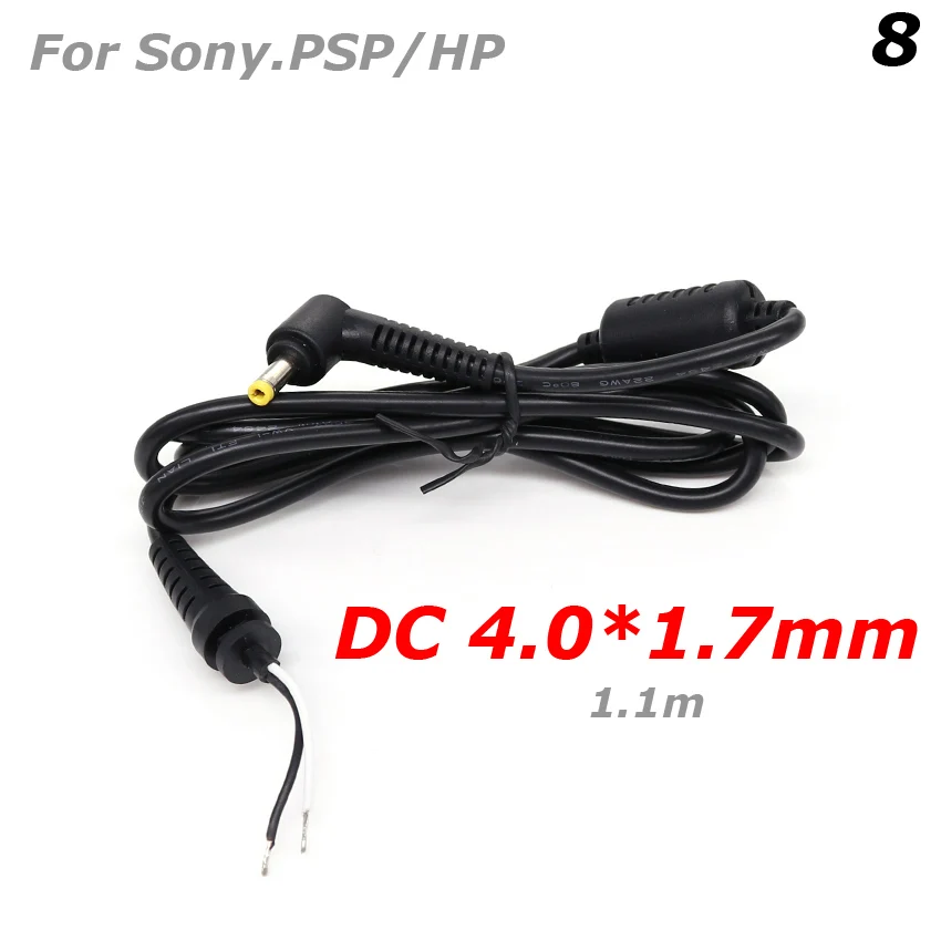 1x DC Laptop power Adapter Plug Charger Adapter Charging Cable For Samsung HP Dell Toshiba Asus Acer Lenovo 4.8 1.7 6.0 4.4
