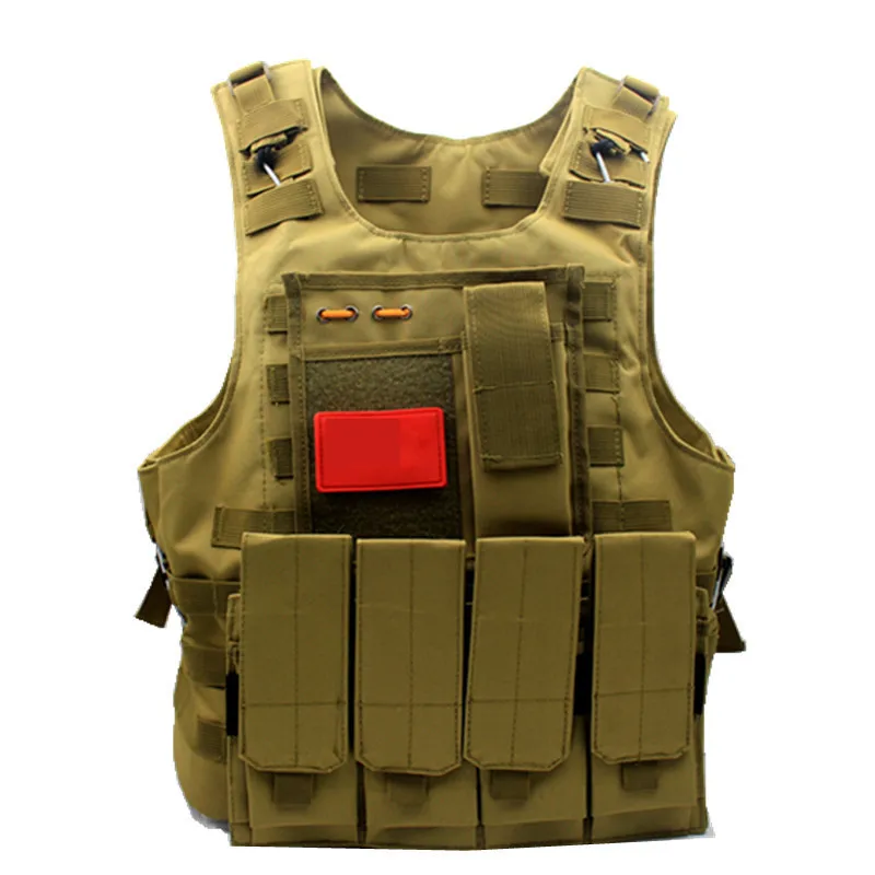 Oxford Tactical Vest Mens Military Hunting Vest Field Battle Airsoft Molle Waistcoat Combat Assault Plate Carrier Vest