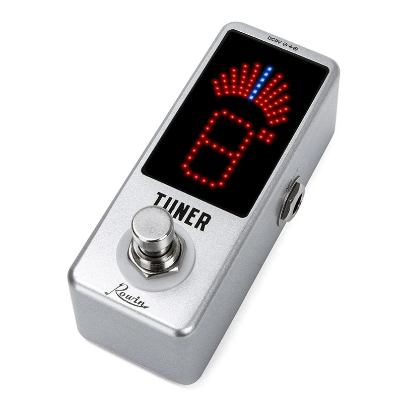 Rowin Guitar Tuner Guitar Effect Pedal Chromatic High Precision Rowin High Precision Guitar Chromatic Tuner Pedal Ture Bypass