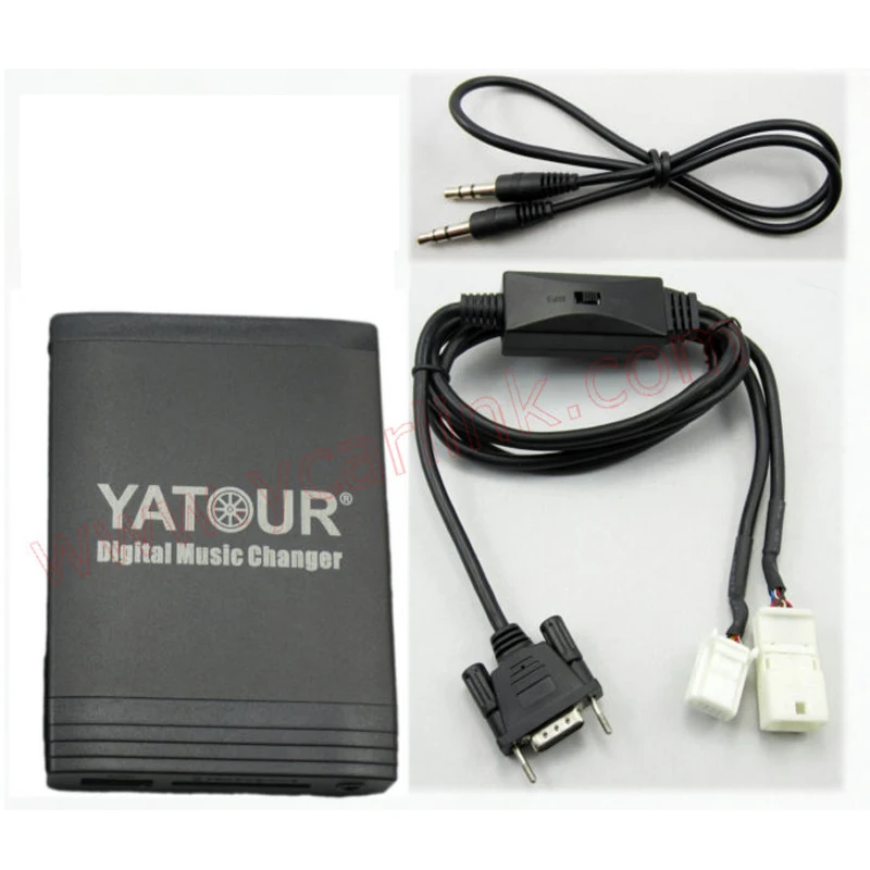 

Yatour Digital Music Changer USB MP3 AUX Adapter Audio Interface for 2003-11 Toyota Small 6+6 with CD Changer Switch YTM06-TOY2Y