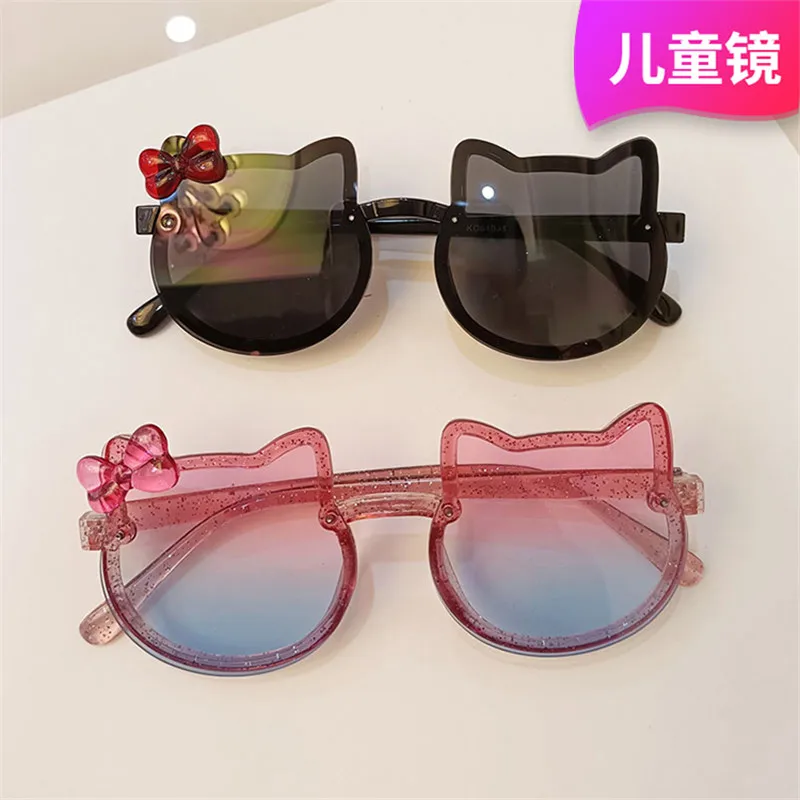 2021 New Infant Kids Baby Girls Boys Fashion Sunglasses Cartoon Bear Solid Sun Glasses Outdoor Beach protection Accessories