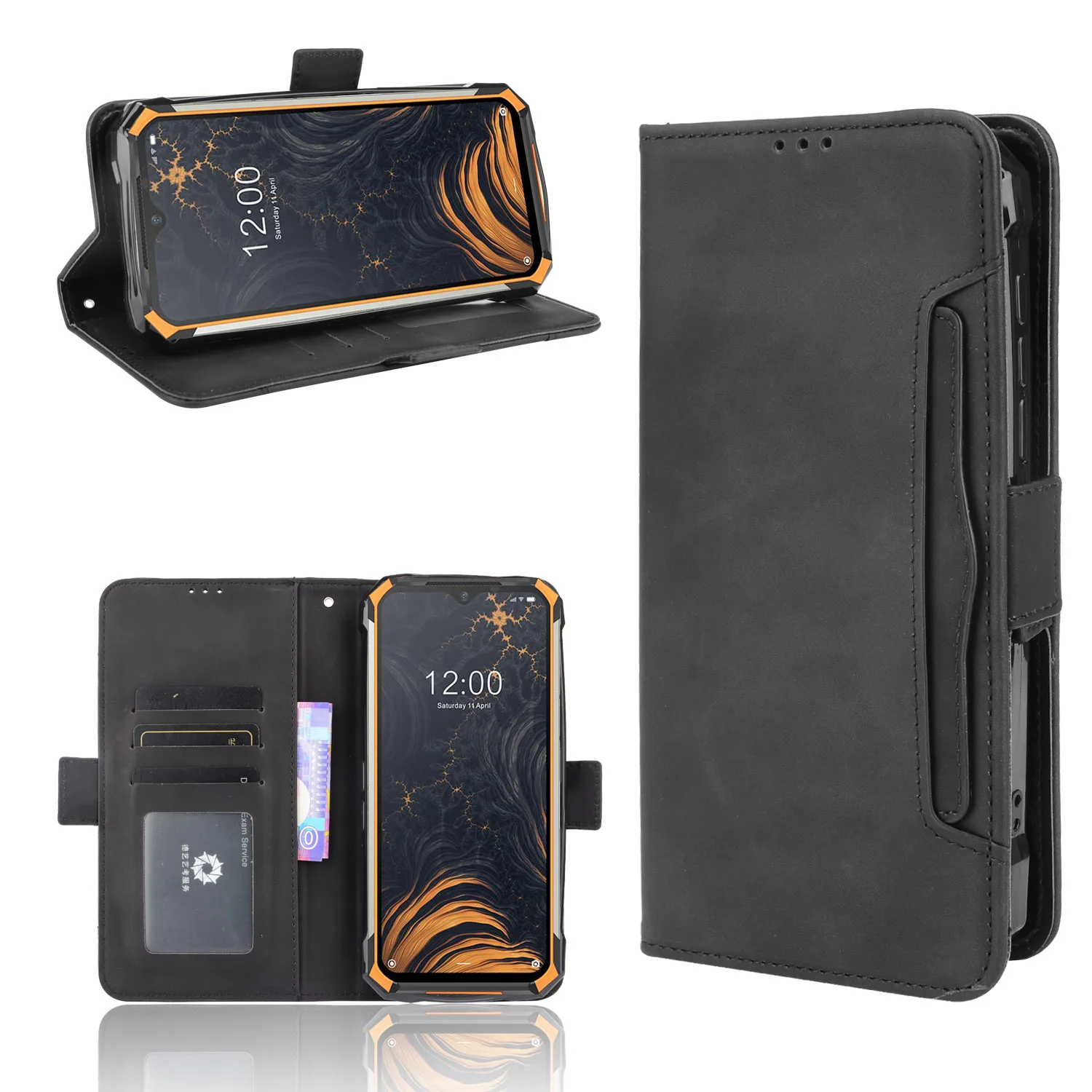 For Doogee S88 Plus Case Premium Leather Wallet Leather Flip Multi-card slot Cover For Doogee S88 Pro S88Plus S88Pro Phone Case