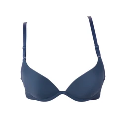 Small Size Women Fashion Thin Cup Underwear Sexy Push Up Bra Seamless Small Chest Bralette Female Underwear Deep Plunge U Bra