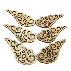 10pcs Angel Wings Wood Slices Wooden Cutouts Unfinished Wood DIY Craft Embellishments Gift Ornaments Decoration
