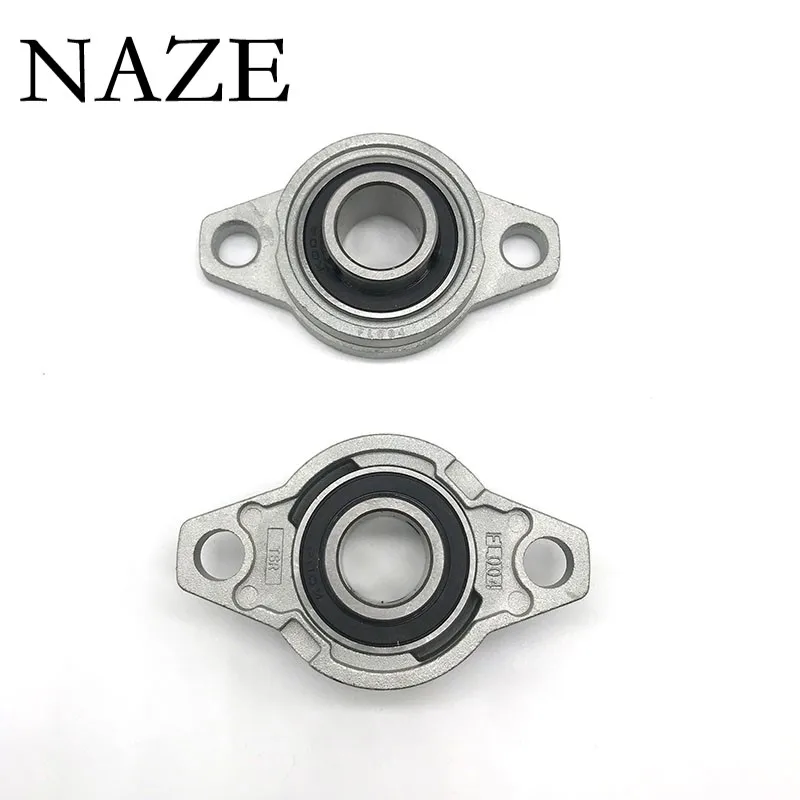 NAZE 2pcs KFL08 8mm Miniature Zinc Alloy Insert Linear Bearing Shaft Support CNC Part Mechanical Shaft Diamond Seat