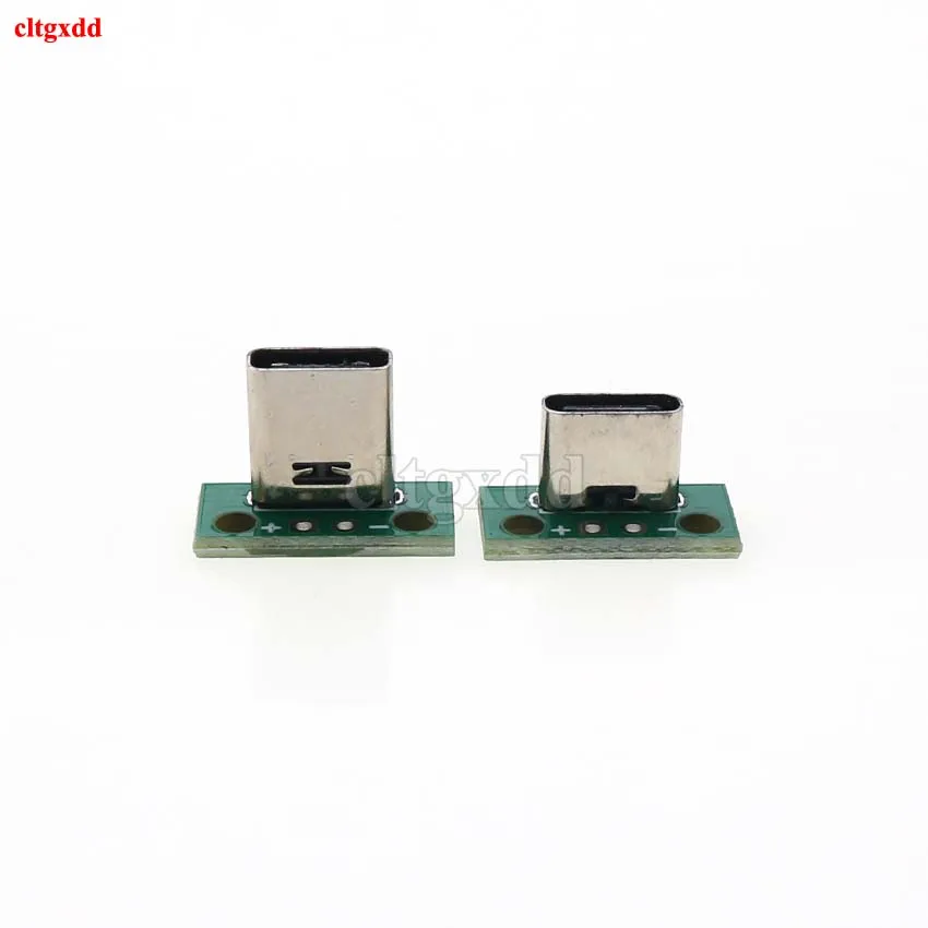 1pcs Micro Mini USB Type C USB 2.0 3.0 Male Female PCB Connector 90 Degree Data Charging Cable Jack Test Board with Pin Header