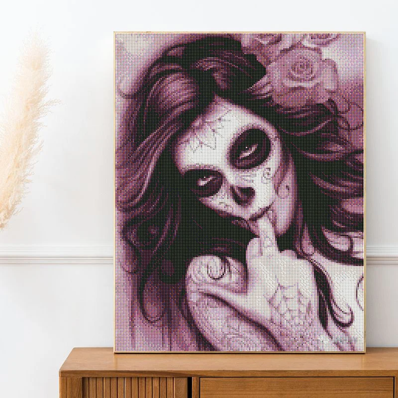 5D Diamond Painting Kit Paint Cartoon Horror beauty Girl princess Rose ghost Full Square&Round embroidery mosaic Cross stitch