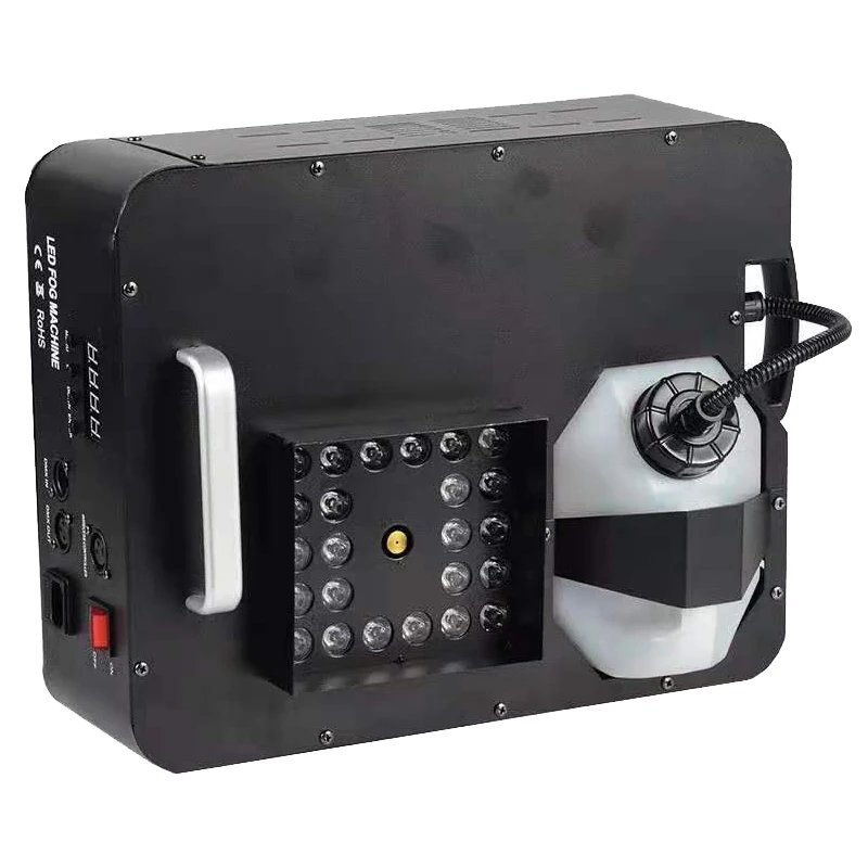 Snelle Verzending Disco 24X9w Rgb Led Rookmachine DMX512 Vertical Fogger Ejector Dj Disco Concert Stage Licht Upspray Fog Machine