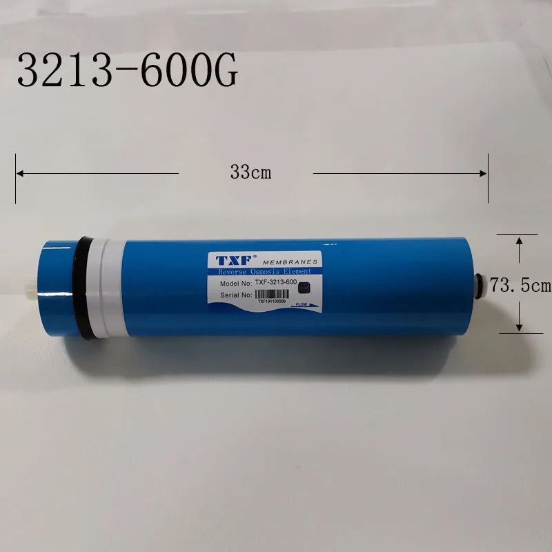Cartucho purificador de água ro e partes de osmose reversa, 3213-600gpd 800gpd, membrana de filtro de água de osmose reversa, peças de filtro de água ro