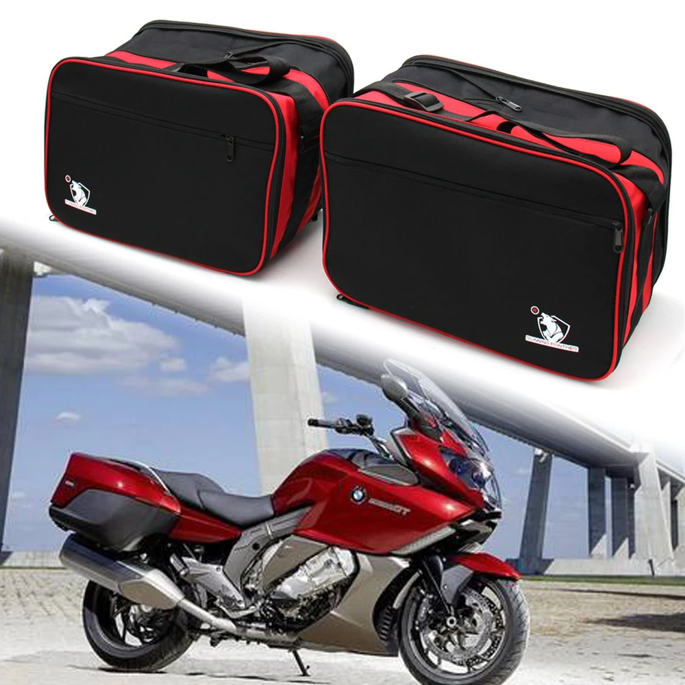 Motorcycle Travel Bag FOR BMW K1600GT K 1600 GT 2011-2016 K1600 GT Expandable black red Pannier liners bag inner bag storage bag