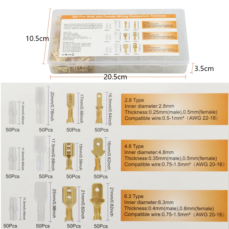 SN-48B/28B Crimping Pliers Kits Quick Jaw With 300/1550Pcs Terminals Connector 0.5-1.5mm2 Wire Clamp Electrician Hand Tools Set