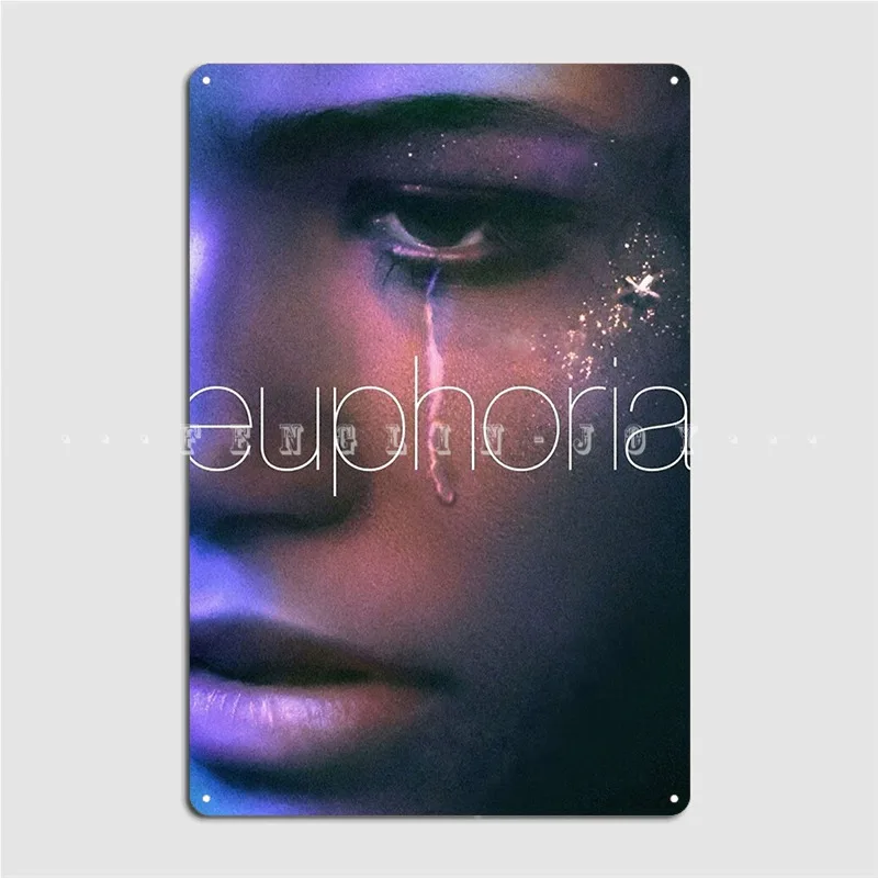 Euphorias Metal Plaque Poster Designing Party Club Party Plates Tin Sign Posters