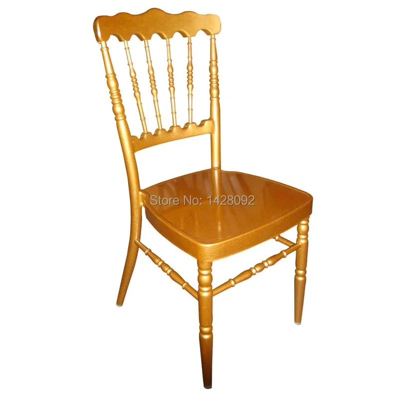 Wholesale Quality Strong Gold Aluminum Napoleon Chair For Wedding Events Party